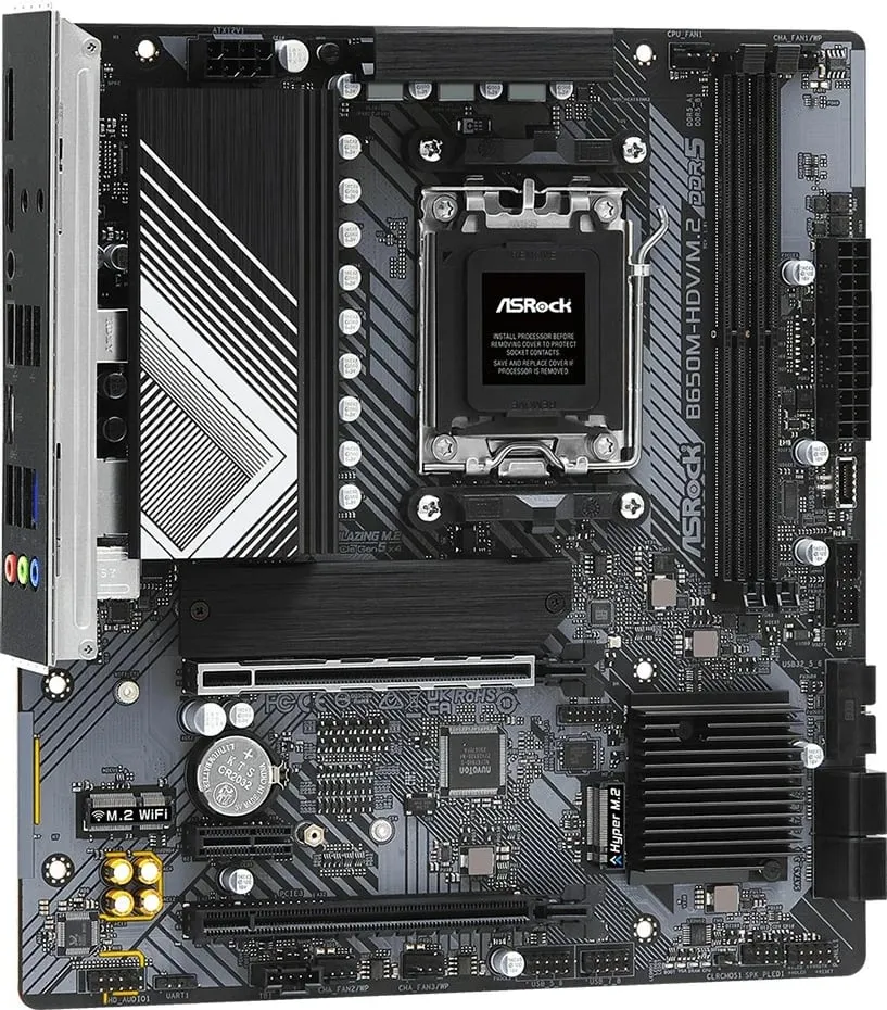 Pllakë amë ASRock B650M-HDV/M.2 - AMD B650 - 4