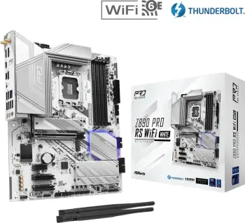 Pllakë amë ASRock Z890 Pro RS WiFi White