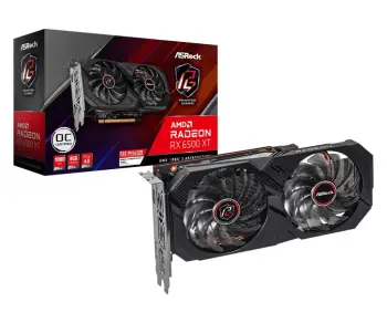 Kartelë grafike ASRock Radeon RX 6500 XT Phantom Gaming OC 8GB GDDR6