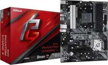 Pllakë amë Asrock B550 Phantom Gaming 4 Socket AM4 ATX AMD B550