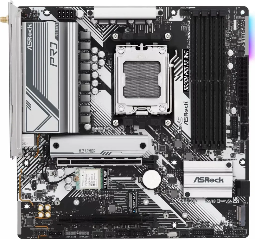 Pllakë amë ASRock B650M PRO RS WIFI - 2