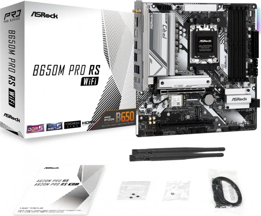 Pllakë amë ASRock B650M PRO RS WIFI - 7