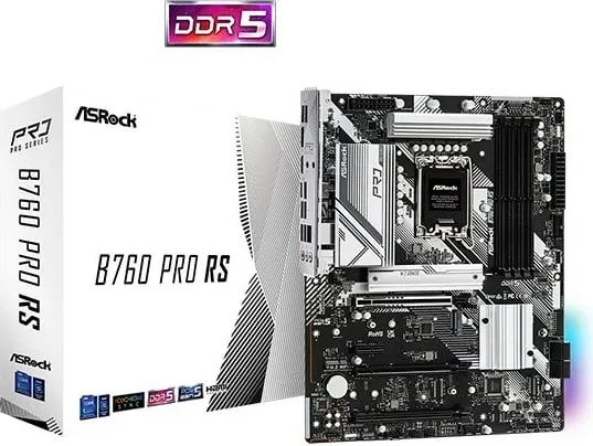 Pllakë amë Asrock B760 PRO RS Intel B760 LGA 1700 ATX - 1