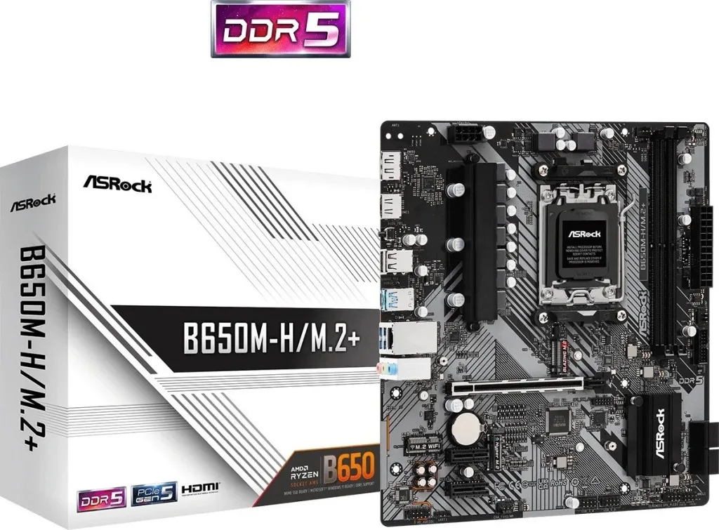 Pllakë amë ASRock B650M-H/M.2+ - 19