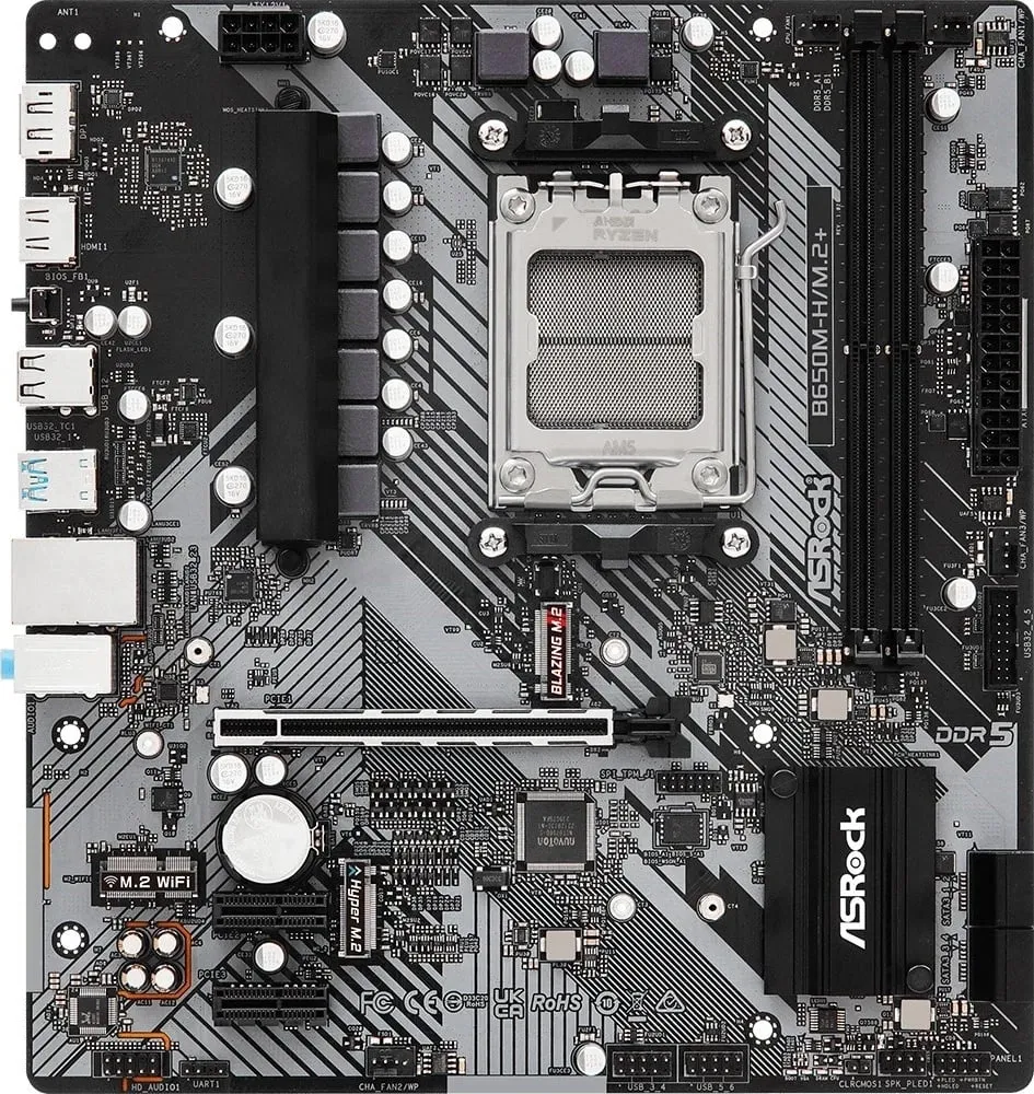 Pllakë amë ASRock B650M-H/M.2+ - 10