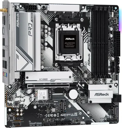 Pllakë amë Asrock A620M Pro RS WiFi AMD A620 Socket AM5 micro ATX - 2