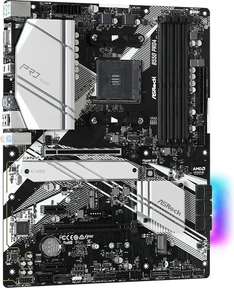 Pllakë amë Asrock B550 Pro4 Socket AM4 ATX AMDB550 - 4