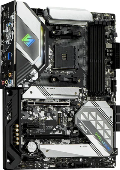 Pllakë amë Asrock B550 Steel Legend Socket AM4 ATX AMDB550 - 3