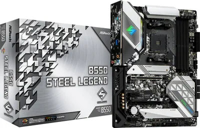 Pllakë amë Asrock B550 Steel Legend Socket AM4 ATX AMDB550 - 5