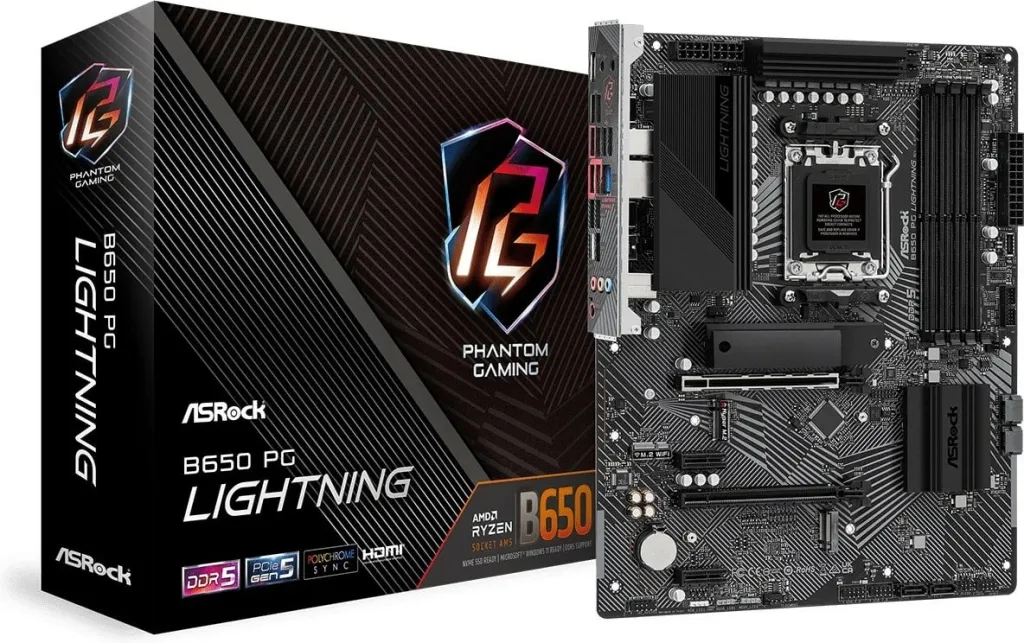 Pllakë amë ASRock B650 PG Lightning - AMD B650 - 2