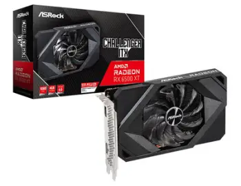 Kartelë grafike Asrock AMD Radeon RX 6500 XT Challenger ITX 4 GB GDDR6