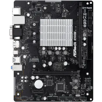 Pllakë Amë MB Intel ASROCK N100M (Intel CPU onboard) (D)
