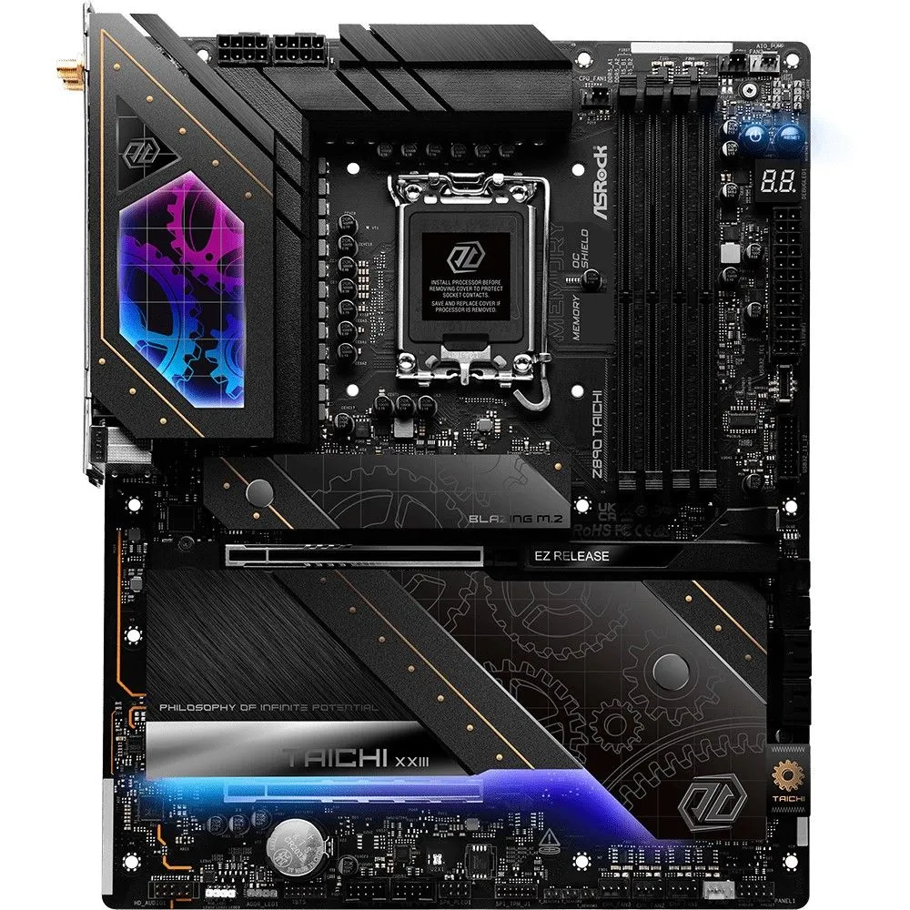 Pllakë Amë Z890 TAICHI 1851 ATX HDMI/USB-C DDR5 - 1