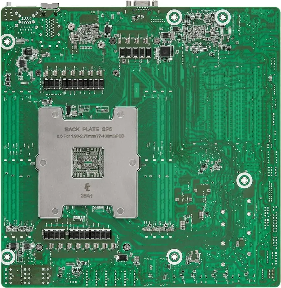 Pllakë amë Asrock GENOAD8UD-2T/X550, Socket SP5, micro ATX, për serverë - 3