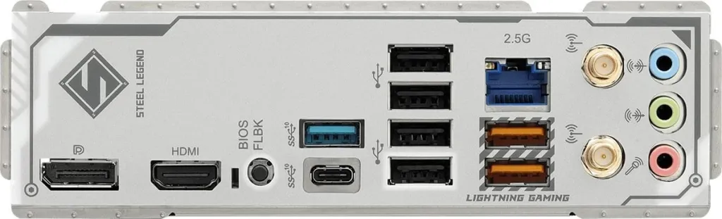 Pllakë amë Asrock B850M Steel Legend WiFi, Socket AM5, micro ATX, Bardhë - 3