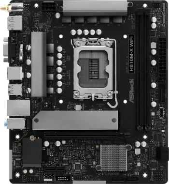 Pllakë amë ASRock H810M-X WIFI, micro ATX, Socket 1851, Wi-Fi, e zezë