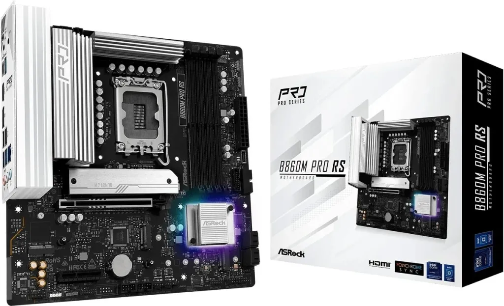 Pllakë amë Asrock B860M Pro RS, Socket 1851, micro ATX - 2