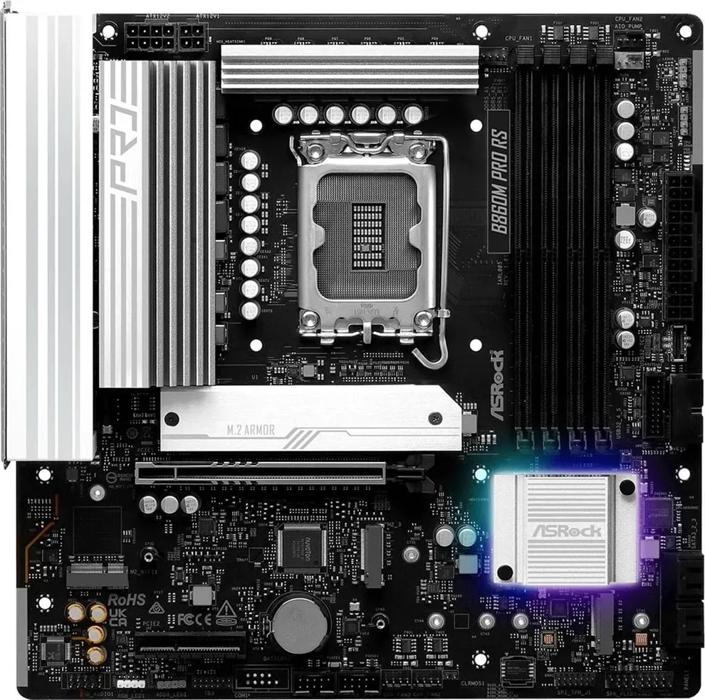 Pllakë amë Asrock B860M Pro RS, Socket 1851, micro ATX - 4