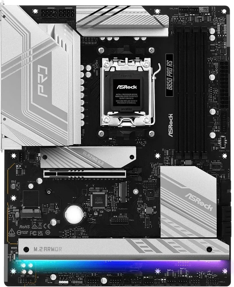 Pllakë amë Asrock B850 Pro RS, Socket AM5, ATX - 2