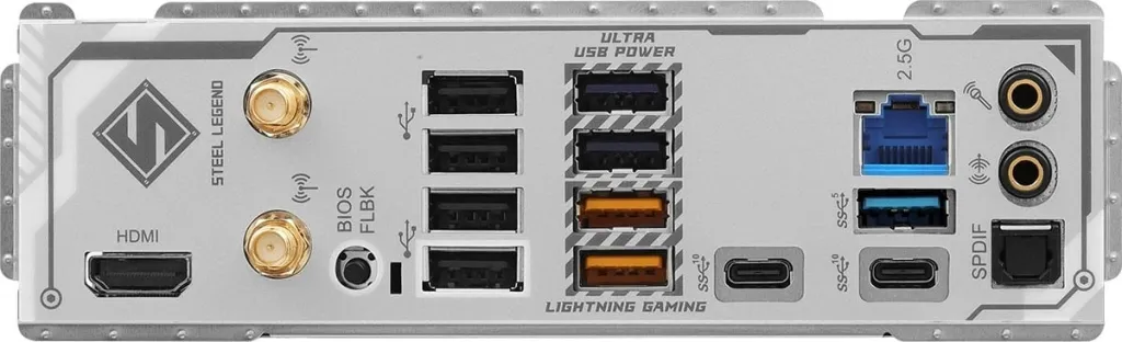 Pllakë amë Asrock B850 Steel Legend WiFi, Socket AM5, ATX, Bardhë - 6