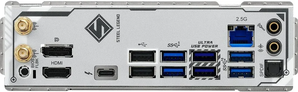 Pllakë amë ASRock B860M Steel Legend WiFi, micro ATX, Socket 1851, e bardhë - 1