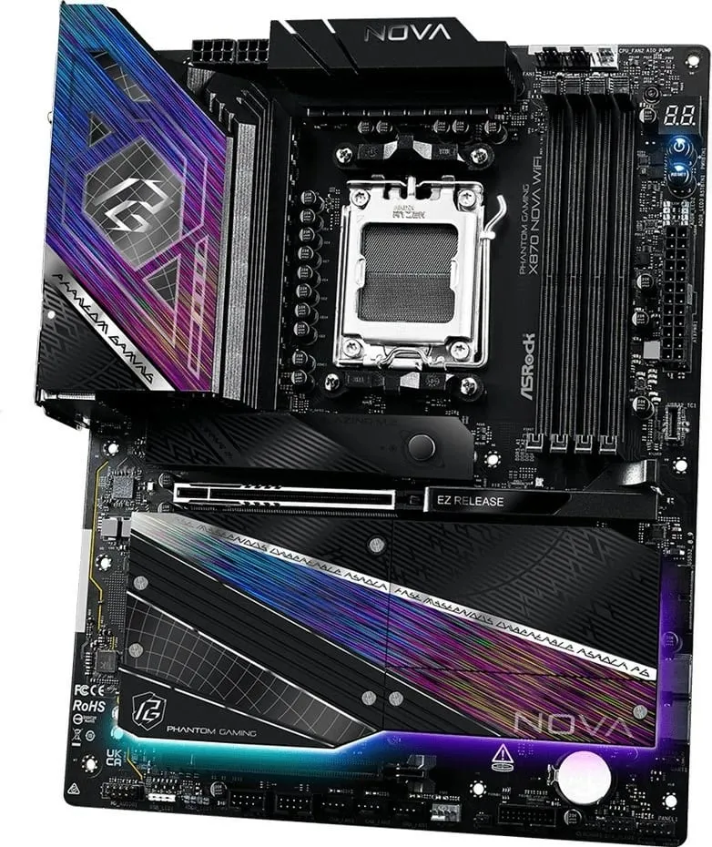 Pllakë amë Asrock X870 NOVA WIFI, ATX, për AMD, e zezë - 5