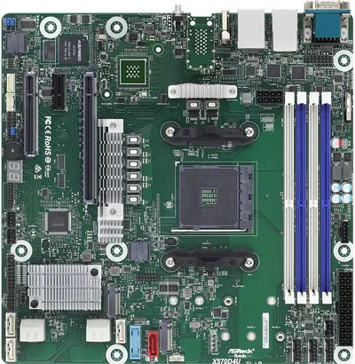 Pllakë amë ASRock X570D4U, Socket AM4, server - 1