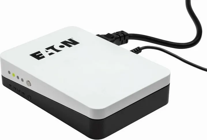 Mini UPS Eaton 3S, 36W, 19V, 1x Barrel Plug, e bardhë/e zezë - 1