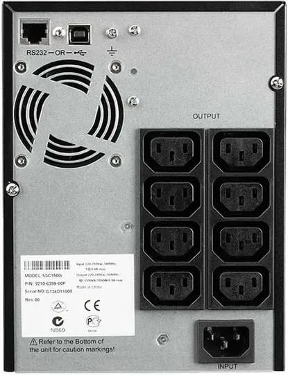 UPS Eaton 5SC 1500i, 1500 W, kohë rezervë 4–9 min, USB, e zezë - 5