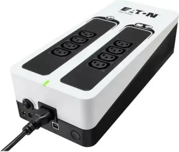 UPS, Eaton, 3S 550 IEC 3S550I, 550 VA, USB 3.0, offline, bardhë/zezë