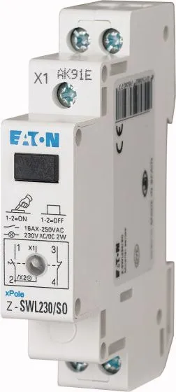 Ndërprerës modular Eaton, 250 V - 1