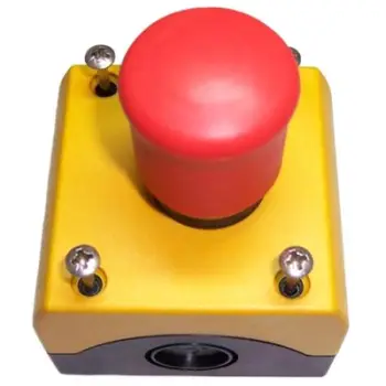 Buton sigurie Eaton, i kuq/verdhë