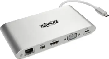 Docking station Eaton Tripp Lite U442-DOCK1, USB C, Gigabit Ethernet, argjendi