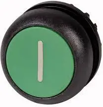 Buton shtytës Eaton M22S-DG-X1 (216608), i gjelbër / zi