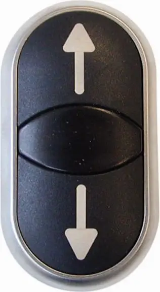 Buton i dyfishtë Eaton M22S-DDL-S (216711), i zi