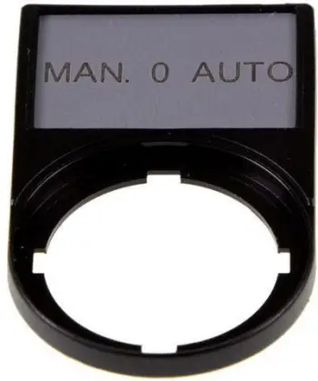Pllakë përshkuese Eaton MAN-0-AUTO 50 x 30mm, 22 mm, e zezë