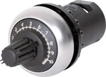 Potenciometër Eaton M22S-R10K (232233), 10Ohm, 0,5W, 22mm, IP66, i zi