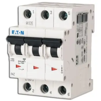 Ndërprerës Eaton FAZ-D25/3 3P D, 25 A, 15 kA