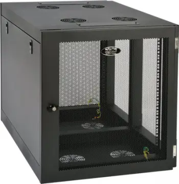 Kabinet muror Eaton Tripp Lite SmartRack 12U, profil i ulët, heavy duty, i zi