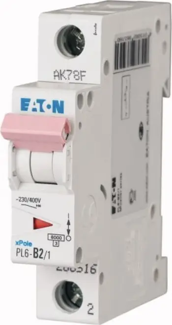 Siguresë automatike Eaton PL6 C16 1P, 16A, 6kA, AC