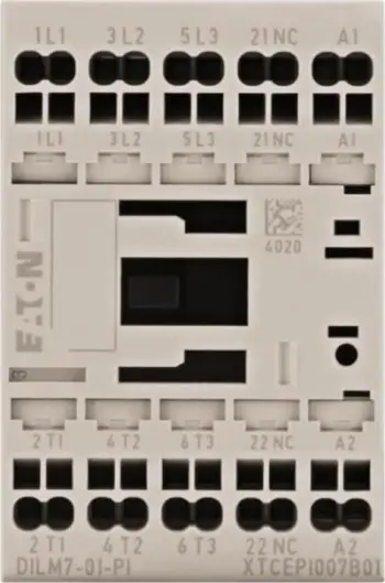 Kontaktor fuqie Eaton DILM 199224, 3 pole, 3 kW, 380–400 V
