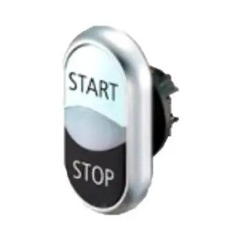 Buton kontrolli Eaton M22-DDL-WS-GB1/GB0 – 216708, i bardhë/i zi