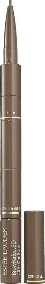 Laps për vetulla 3-në-1 Estée Lauder BrowPerfect 3D All-in-One Styler për femra 04 Taupe 2.07g