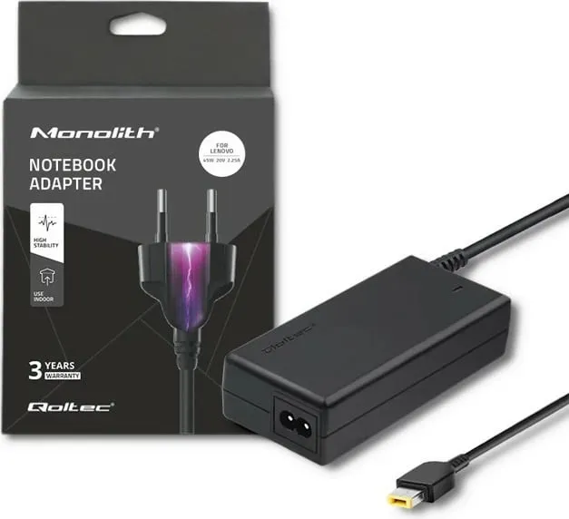 Përshtatës energjie për laptop Qoltec, 45W, 2.2A, 20V - 1