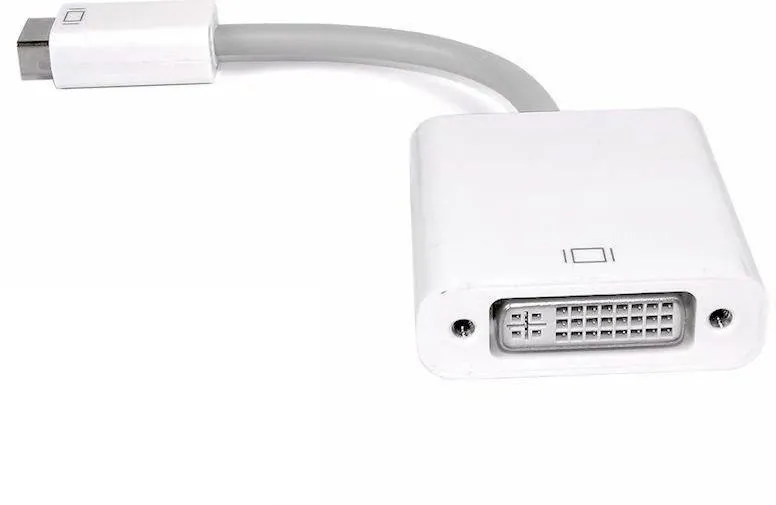 Përshtatës AV Qoltec DVI Mini - DVI-I, i bardhë - 1