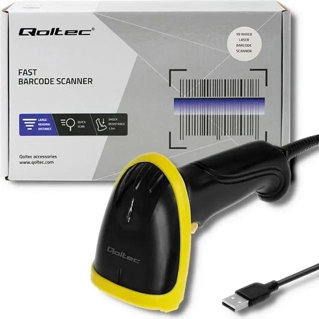 Lexues barkodi 1D Qoltec (50860), i zi - 3