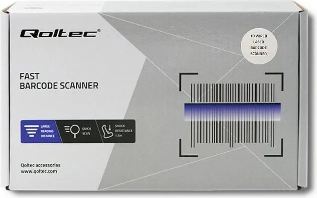Lexues barkodi 1D Qoltec (50860), i zi - 6