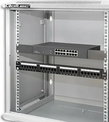 Kabinet Qoltec Hanging 19 "12U (54485), gri