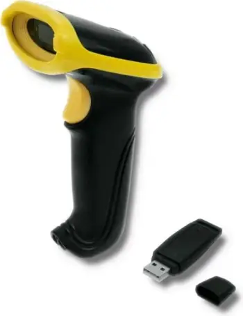 Lexues barkodësh Qoltec Wireless, 1D, i zi