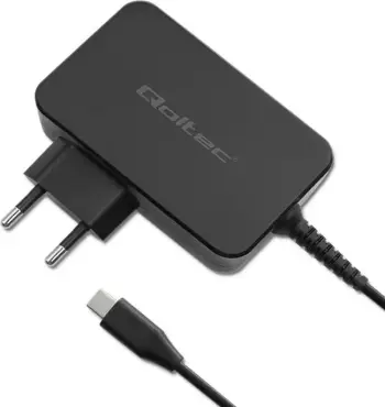 Karikues rrjeti Qoltec GaN Power PRO 52388, 100W, USB C, i bardhë
